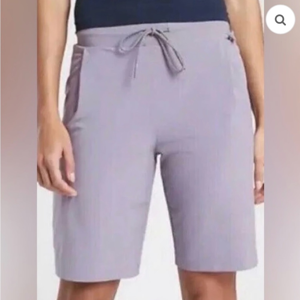 Athleta Women's violet Venture Bermuda Drawstring Shorts